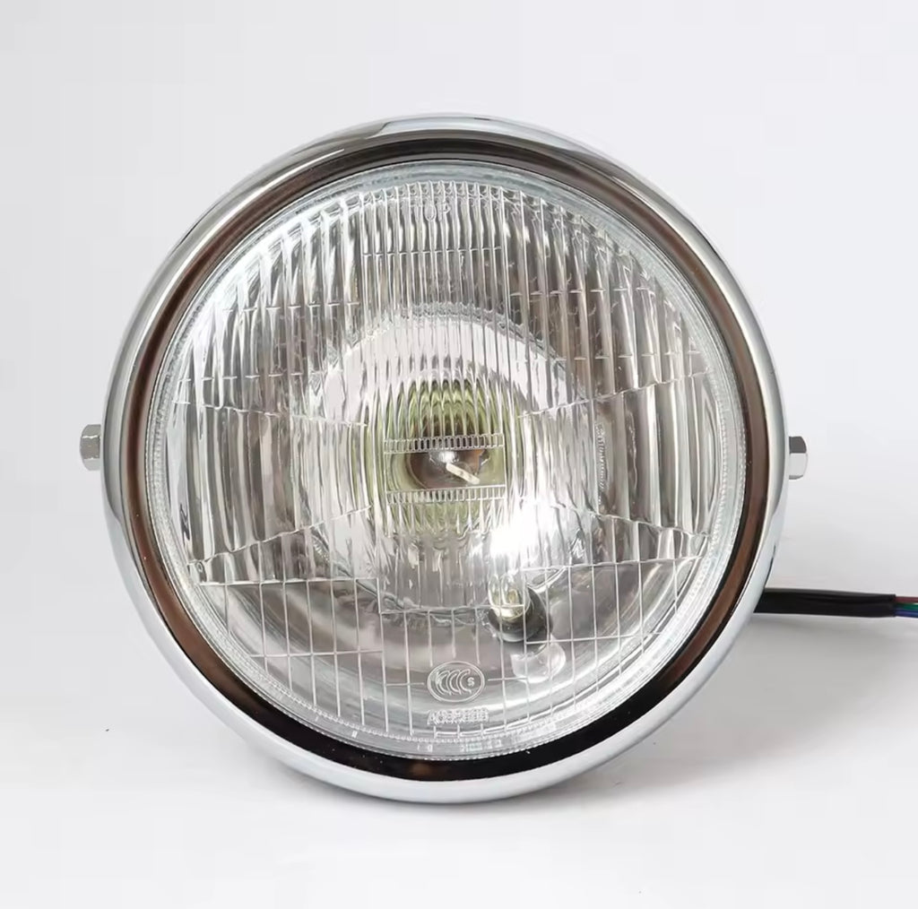 Phare rond Honda XLS 125 / CB250 Two Fifty – Plastique – Style Vintage