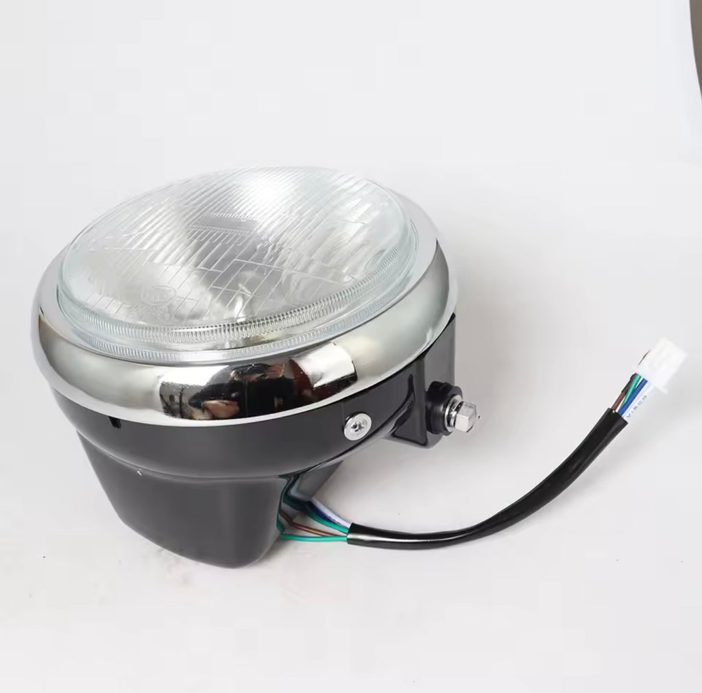 Phare rond Honda XLS 125 / CB250 Two Fifty – Plastique – Style Vintage