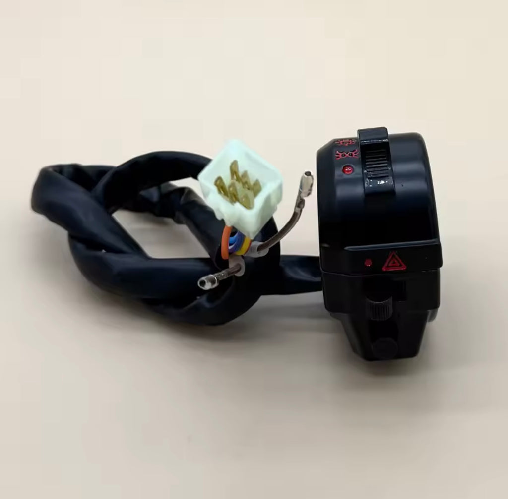 Commodos gauche/droit 22mm – Honda XL / XR 250 400 600 – Klaxon, Clignotants, Phare, Démarrage électrique