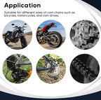 Podofo 13Pcs Motorcycle Bike Chain Breaker Tool Kit Riveting Cutter Kit Timing Chain Remover Kit Chain Cutter And Riveter