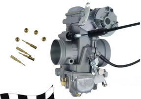 Carburateur racing TM40-6 Flatslide – Suzuki LTZ400 / DR650 / DRZ400 / DR600 – Remplacement Mikuni TM40