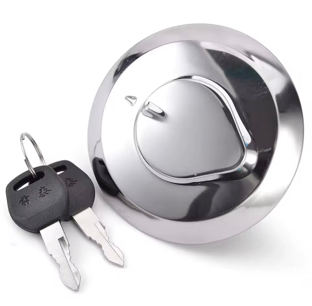 Bouchon de réservoir avec clé – Honda CG125 / CG125ES / CLR125 / CBF250 / XL125 Varadero / XR125L / XBR500 – Réf. 17620-KPC-641