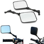 Rétroviseurs sport noirs – Suzuki DR200 / DR250 / DR350 / DRZ400 / DR650 – Lot de 2