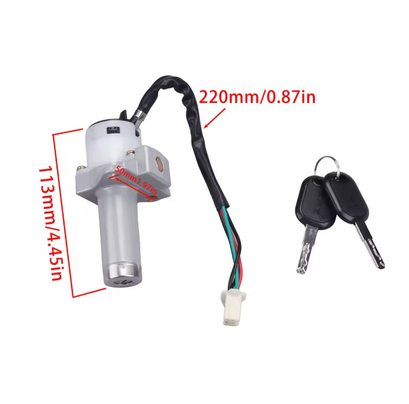 Contacteur de clé d'allumage – Honda XL 125 / 200 / 250 / 500 / 600 – Réf. 35100-KB7-017