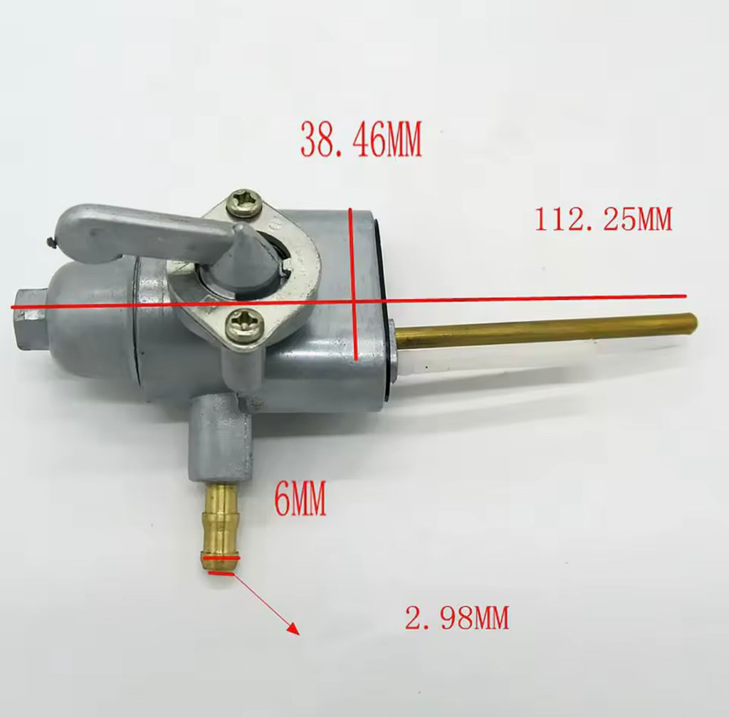 Robinet d'essence aluminium – Honda XL125 / XL175 / XL250 / XL350 / CB100 / CB125