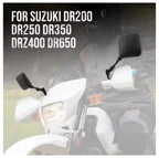 Rétroviseurs sport noirs – Suzuki DR200 / DR250 / DR350 / DRZ400 / DR650 – Lot de 2